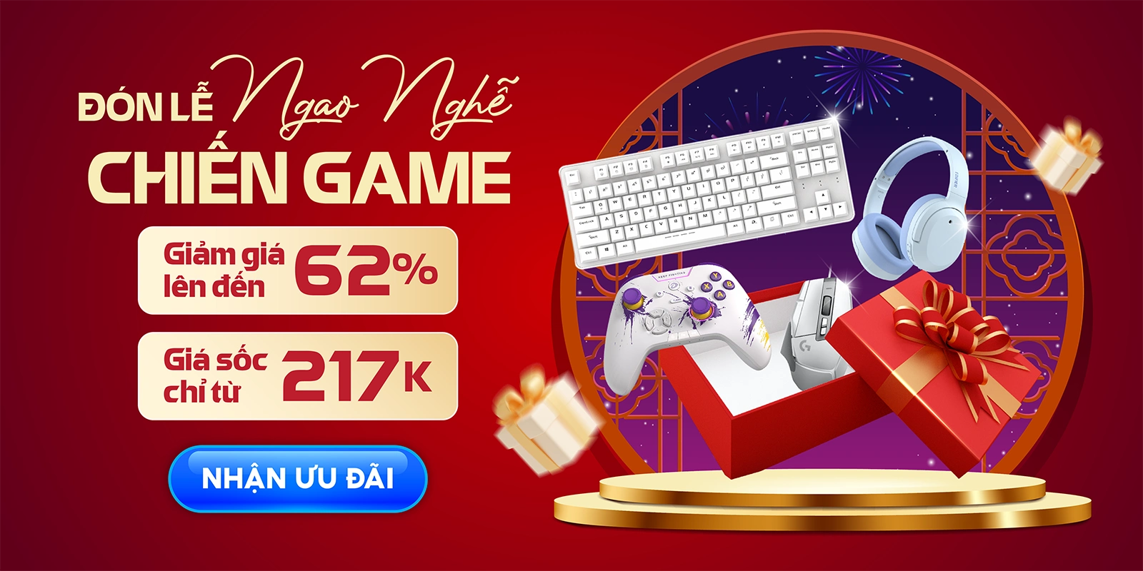 Ưu đãi Đại Lễ: Gaming Gear - Game Console giảm đến 62% | Nguyễn Vũ Store