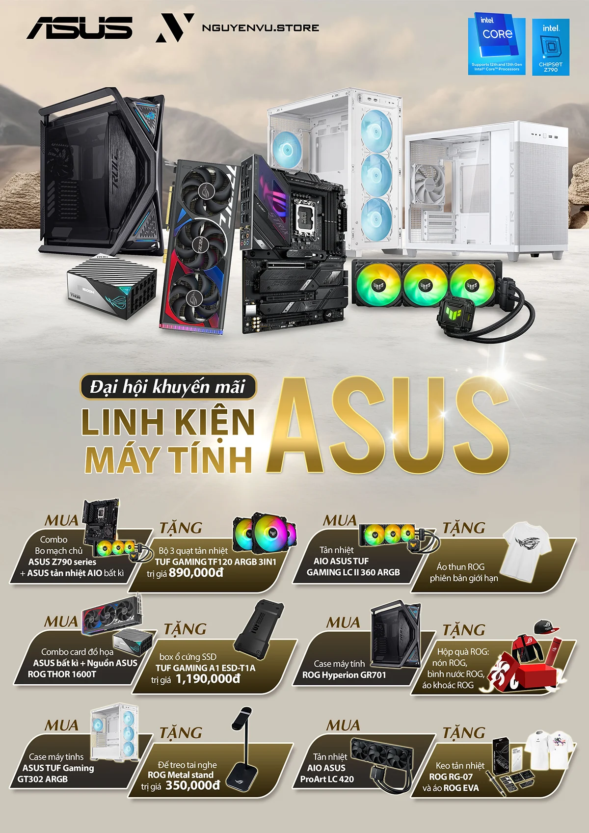 Đại Hội Khuyến Mãi Linh Kiện ASUS | Nguyễn Vũ Store