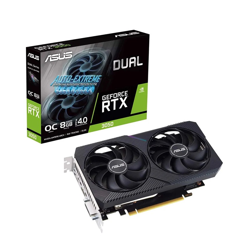 Card màn hình ASUS Dual GeForce RTX 3050 V2 OC Edition 8GB GDDR6