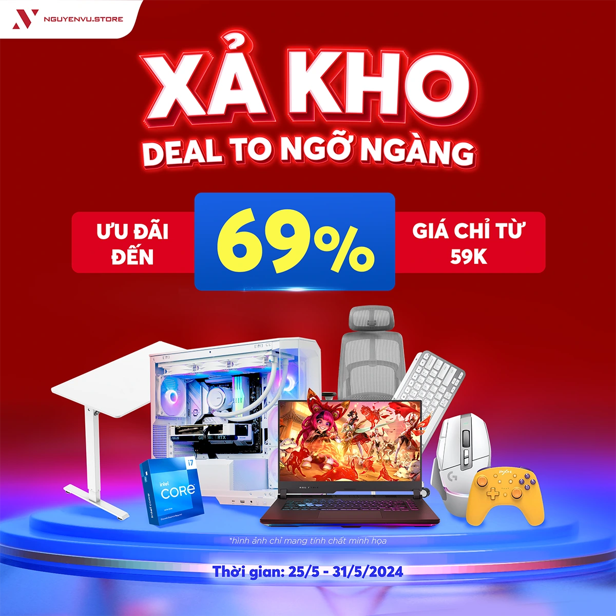 DEAL TO NGỠ NGÀNG, XẢ KHO ĐẾN 69% | Nguyễn Vũ Store