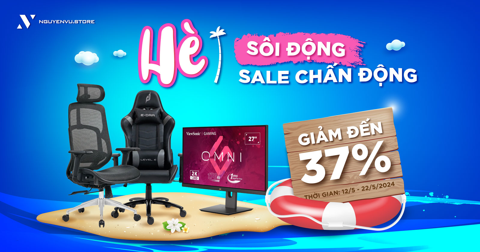 HÈ SÔI ĐỘNG, SALE CHẤN ĐỘNG ĐẾN 37% | Nguyễn Vũ Store