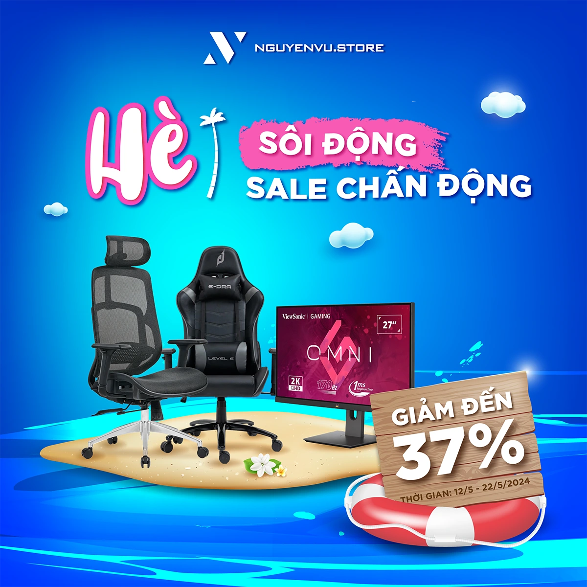 HÈ SÔI ĐỘNG, SALE CHẤN ĐỘNG ĐẾN 37% | Nguyễn Vũ Store