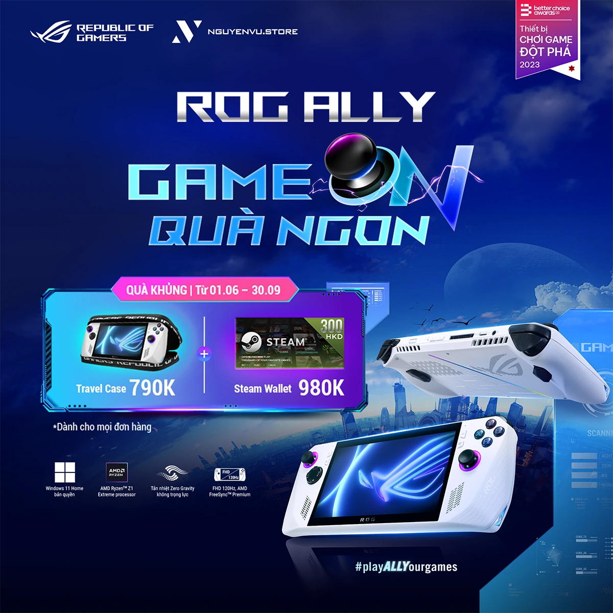 ROG ALLY - GAME ON QUÀ NGON | Nguyễn Vũ Store