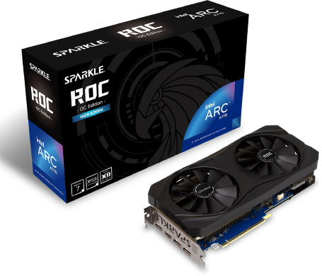 SPARKLE Intel Arc A770 ROC OC 16GB GDDR6 (SA770R-16GOC)(102)