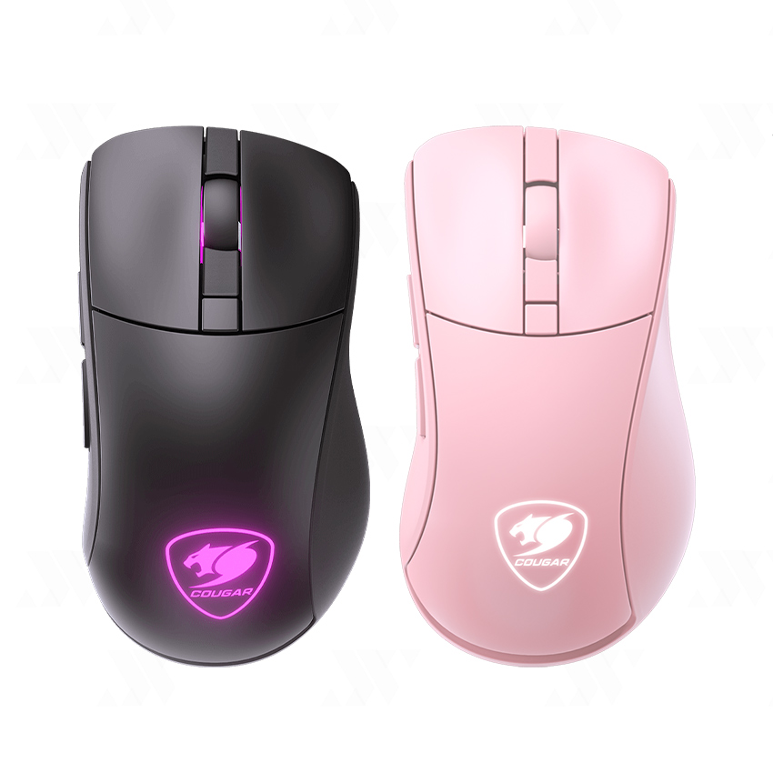 Chuột Gaming COUGAR SURPASSION RX (Black/ Pink)