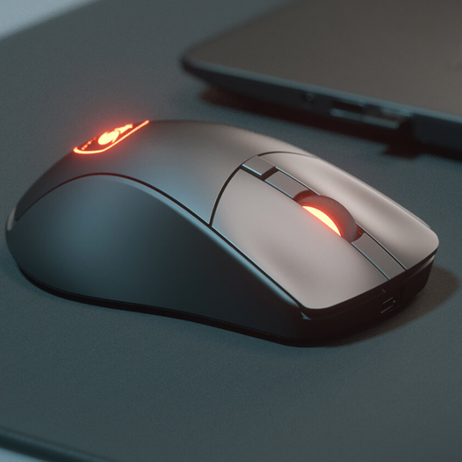 Chuột Gaming COUGAR SURPASSION RX (Black/ Pink)