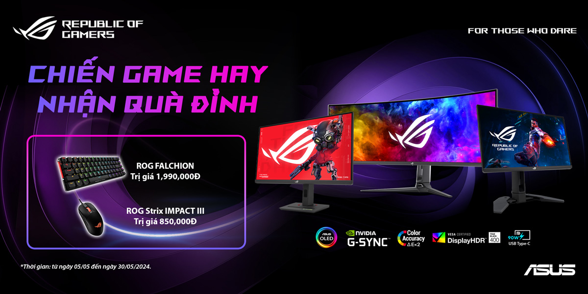 Chiến game hay, nhận quà đỉnh cùng màn hình Asus | Nguyễn Vũ Store