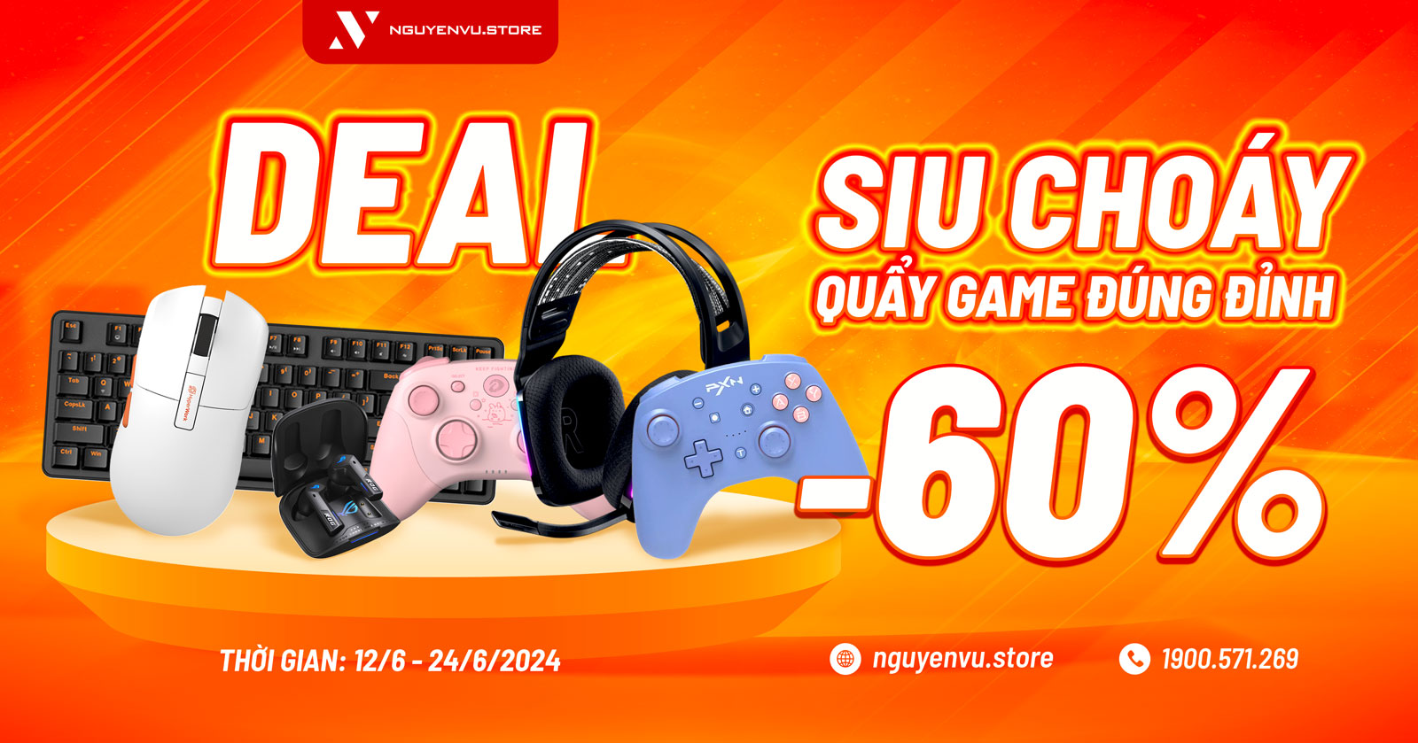 Gaming Gear, Game Console giảm đến 60% | Nguyễn Vũ Store