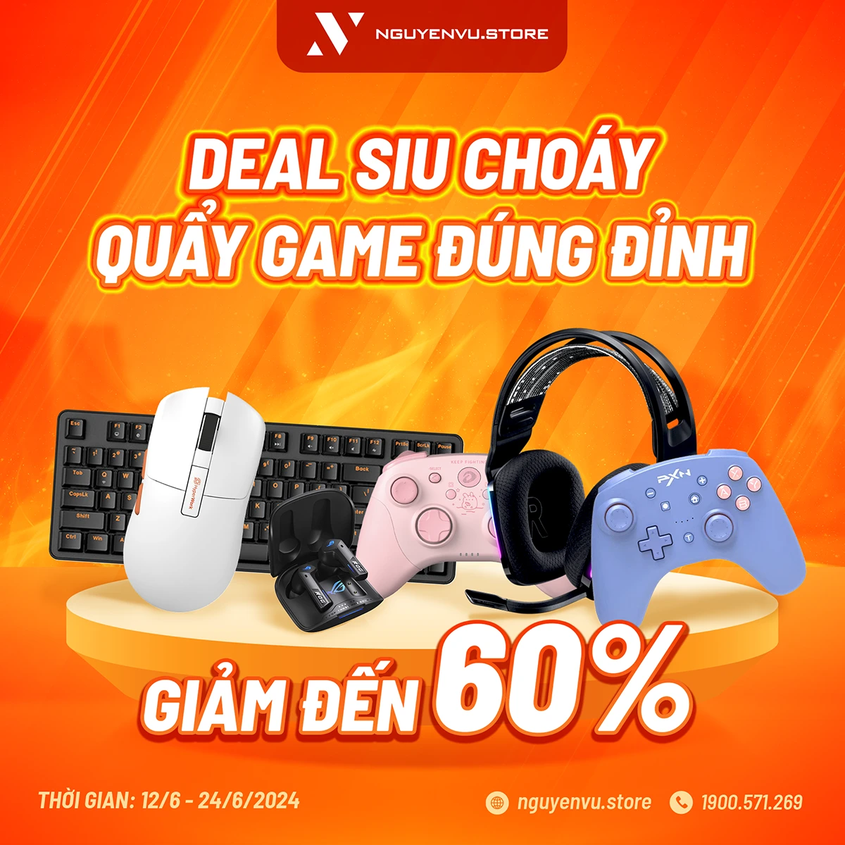 Gaming Gear, Game Console giảm đến 60% | Nguyễn Vũ Store