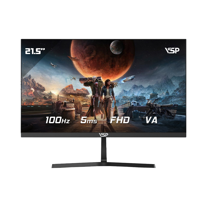 Màn hình VSP V2204H 21.5 inch Full HD VA 100Hz 5ms Black