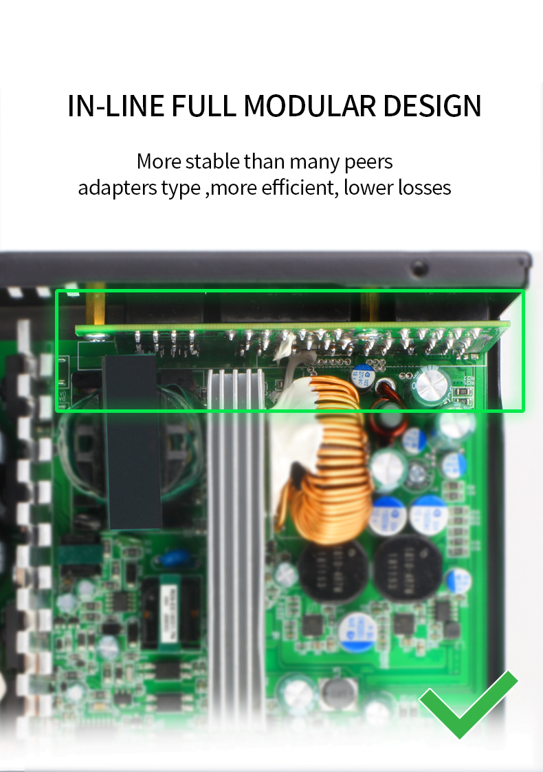 Nguồn Máy Tính Acer AC1000 1000W- 80 Plus Gold | Chính Hãng