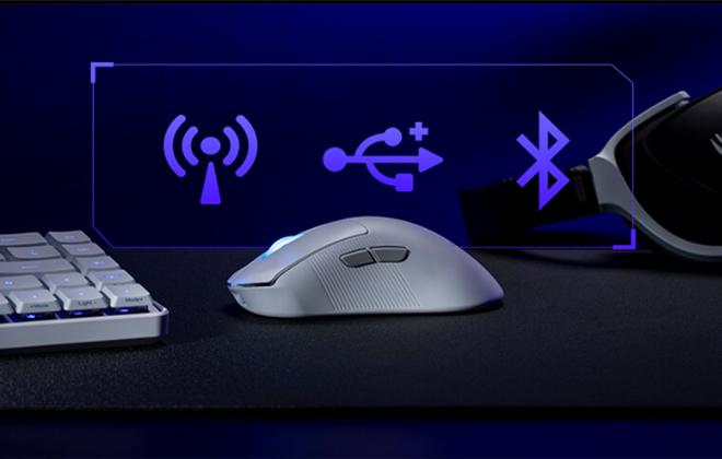 Chuột Asus ROG Keris II Ace (Black/White)