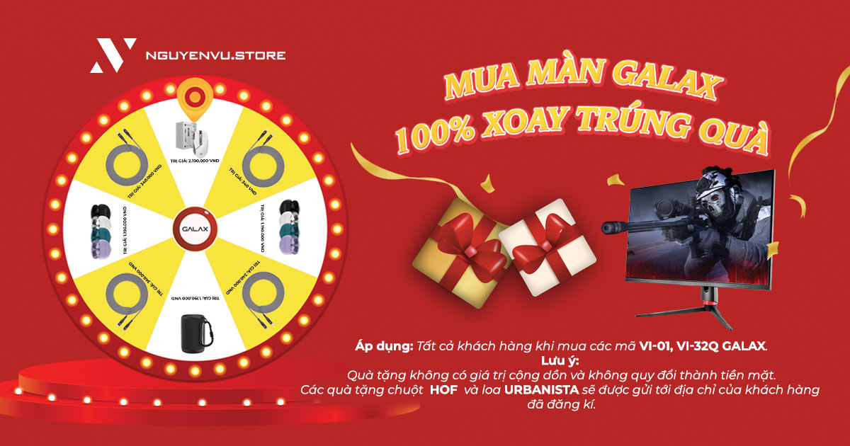 MUA MÀN GALAX - 100% XOAY TRÚNG QUÀ | Nguyễn Vũ Store