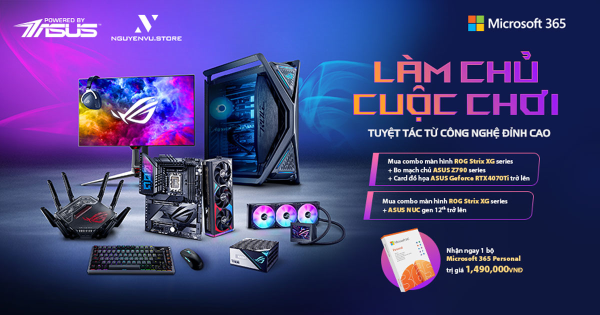 ROG Strix XG Series - Làm chủ cuộc chơi | Nguyễn Vũ Store