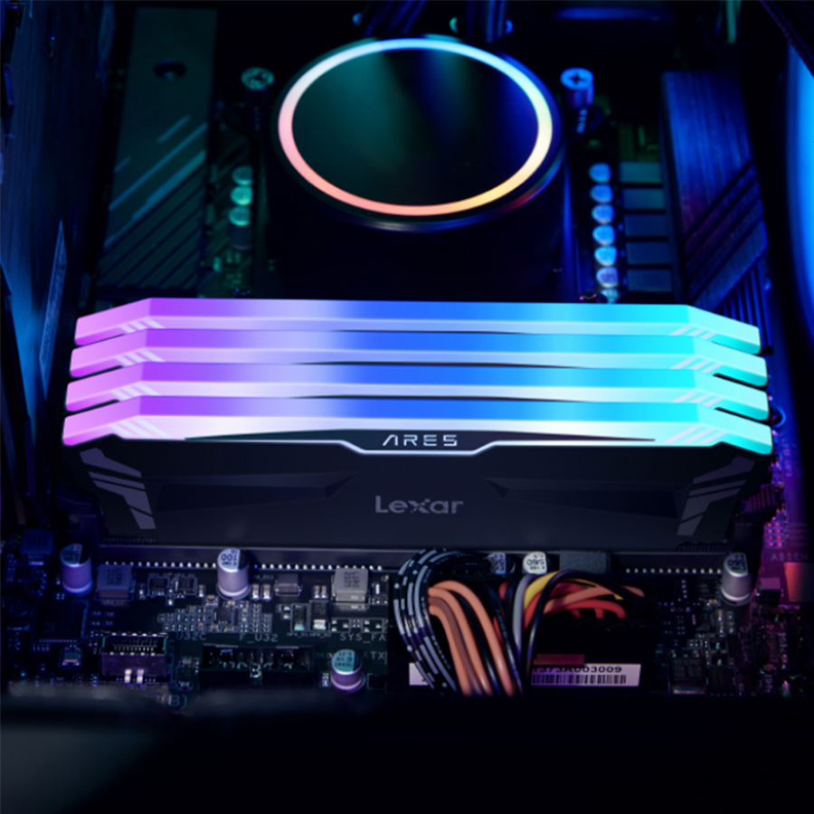 Ram PC Lexar ARES RGB 32GB 3600Mhz DDR4 Black