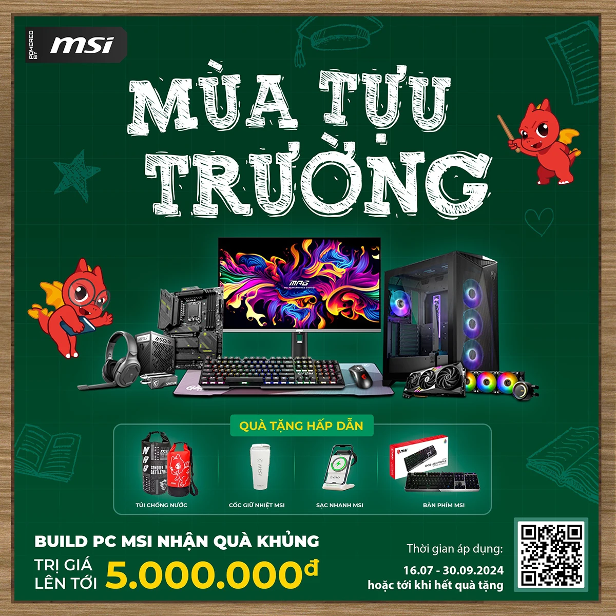 ĐÓN CHÀO MÙA TỰU TRƯỜNG CÙNG MSI