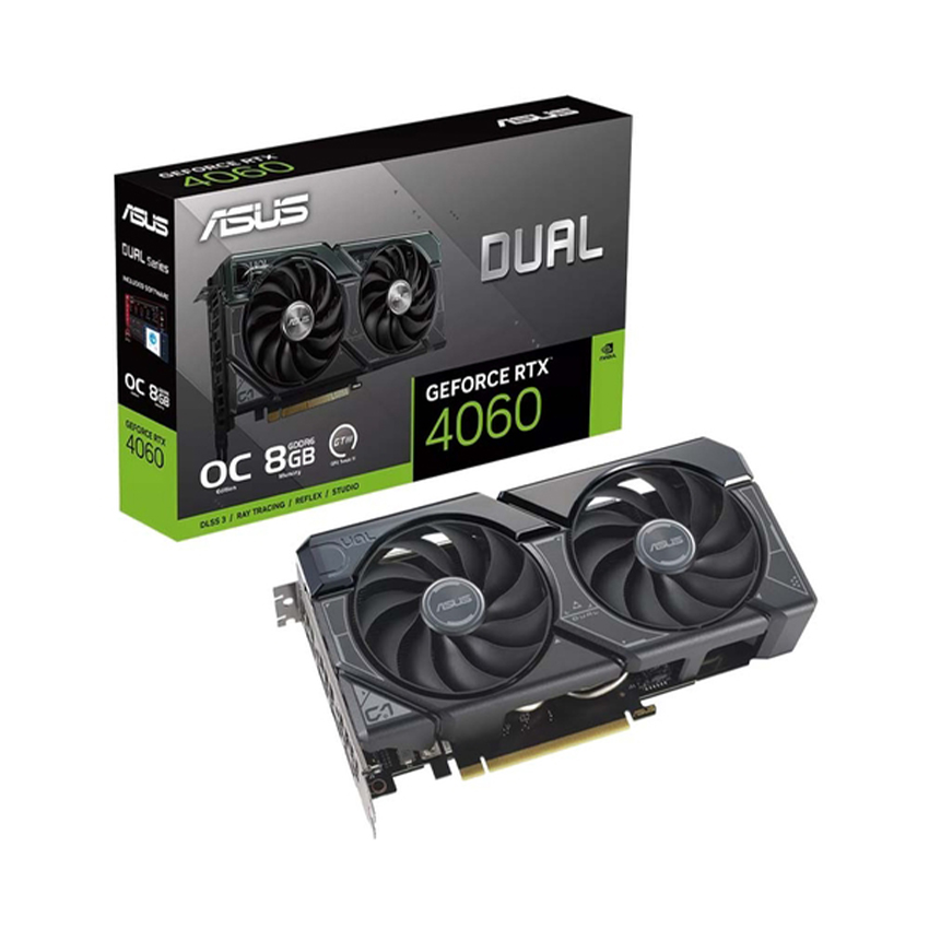 Card màn hình ASUS Dual GeForce RTX 4060 V2 OC Edition 8GB GDDR6