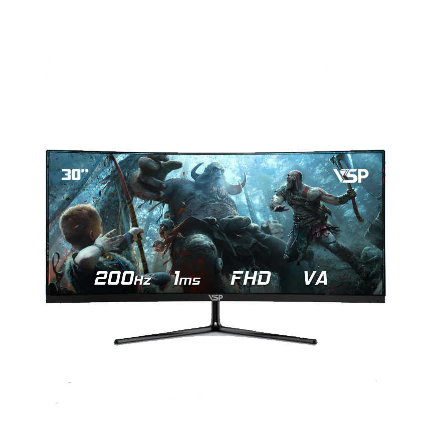 Màn Hình Cong VSP VA3020V 30 inch FHD VA 200Hz 1ms