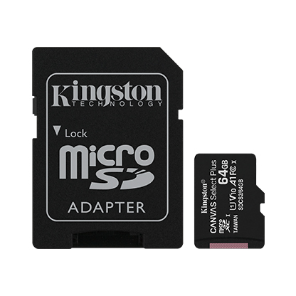 Thẻ nhớ Kingston 64GB micSDXC Canvas Select Plus