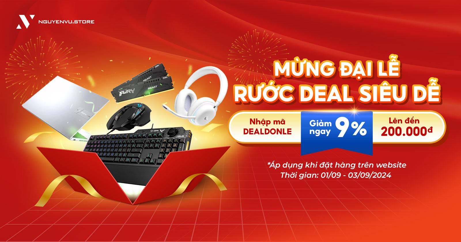 MỪNG ĐẠI LỄ RƯỚC DEAL SIÊU DỄ | Nguyễn Vũ Store