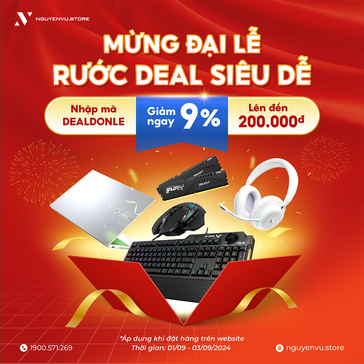 MỪNG ĐẠI LỄ RƯỚC DEAL SIÊU DỄ | Nguyễn Vũ Store