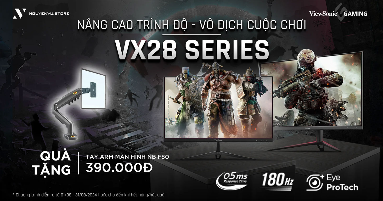 ViewSonic VX28 series - Nâng cao trình độ, vô địch cuộc chơi