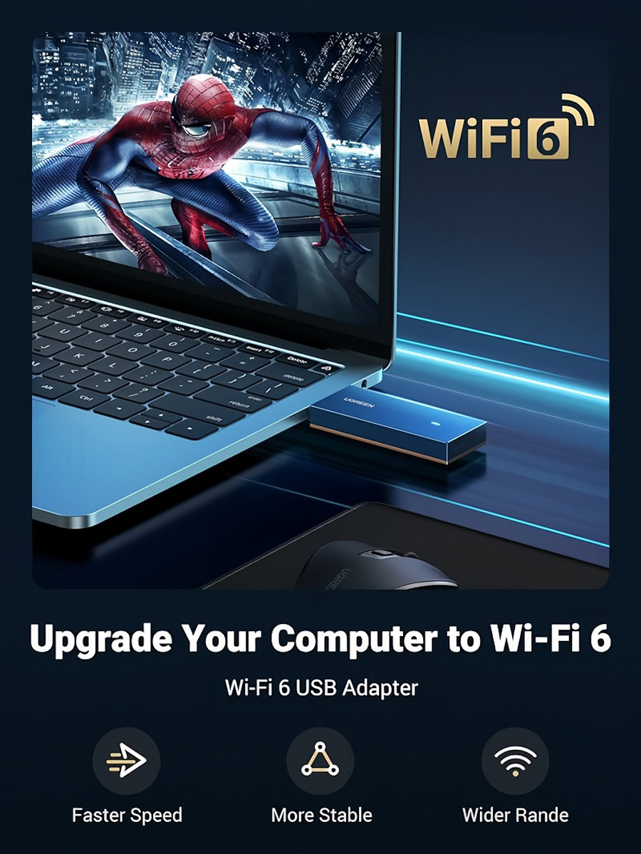 USB Phát Wifi Ugreen 90340 (Wi-Fi 6)