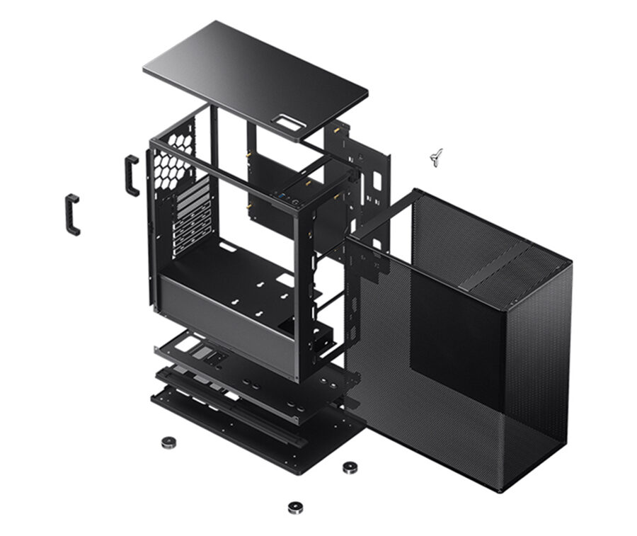 Vỏ case Jonsbo VR4 ( Đen / Trắng )