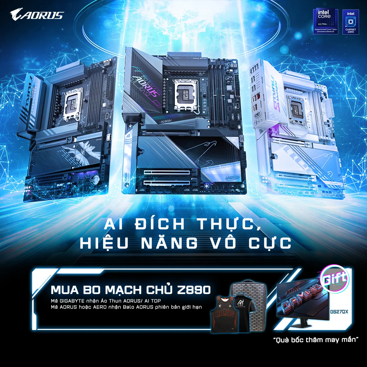 GIGABYTE Z890: AI đích thực - Hiệu năng vô cực | Nguyễn Vũ Store