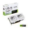 Card màn hình ASUS Dual GeForce RTX 4060 EVO White OC Edition 8GB GDDR6 (DUAL-RTX4060-O8G-EVO-WHITE)