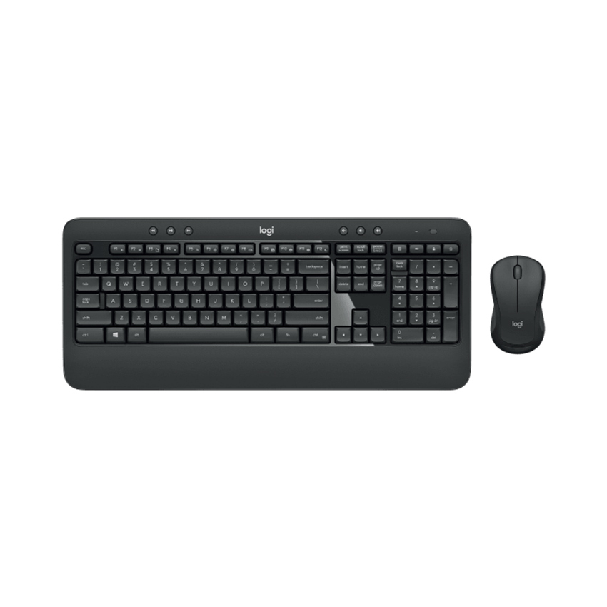 Combo Bàn phím và chuột không dây Logitech MK540 (Wireless 2.4GHz/Đen)