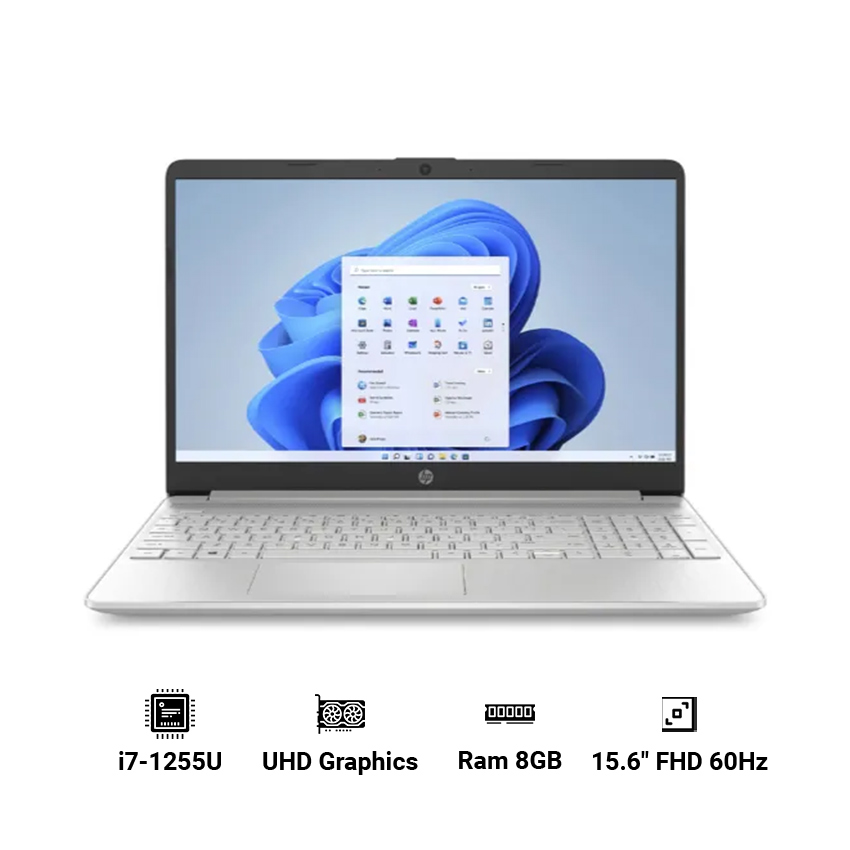 Laptop HP 15S-FQ5231TU 8U241PA ( Intel Core i3-1215U | 8GB | 256GB | Intel UHD | 15.6 inch FHD | Win 11 | Bạc)