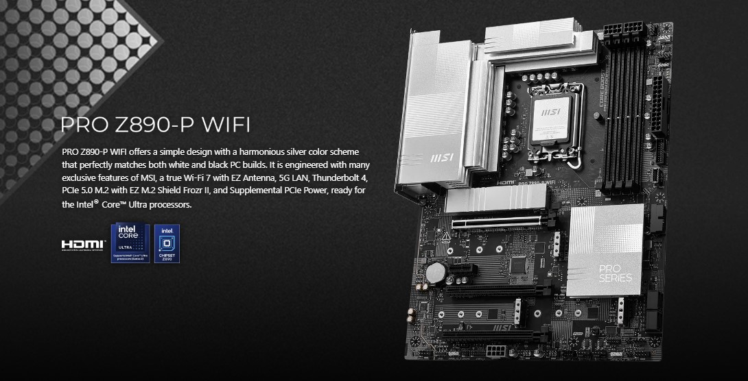Mainboard MSI PRO Z890-P WIFI