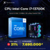 CPU Intel Core i7-13700K (Up to 5.4 GHz | 16 Nhân | 24 Luồng | Socket 1700)