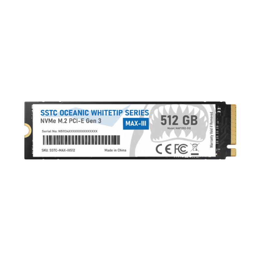 Ổ cứng SSD SSTC MAX-III 512GB NVMe M.2 Gen3 (OP-MAXIII-512T)