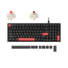 Bàn phím cơ Lemokey X5 Red Backlight - Black