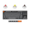 Bàn phím cơ Keychron K8 Max White Blacklight