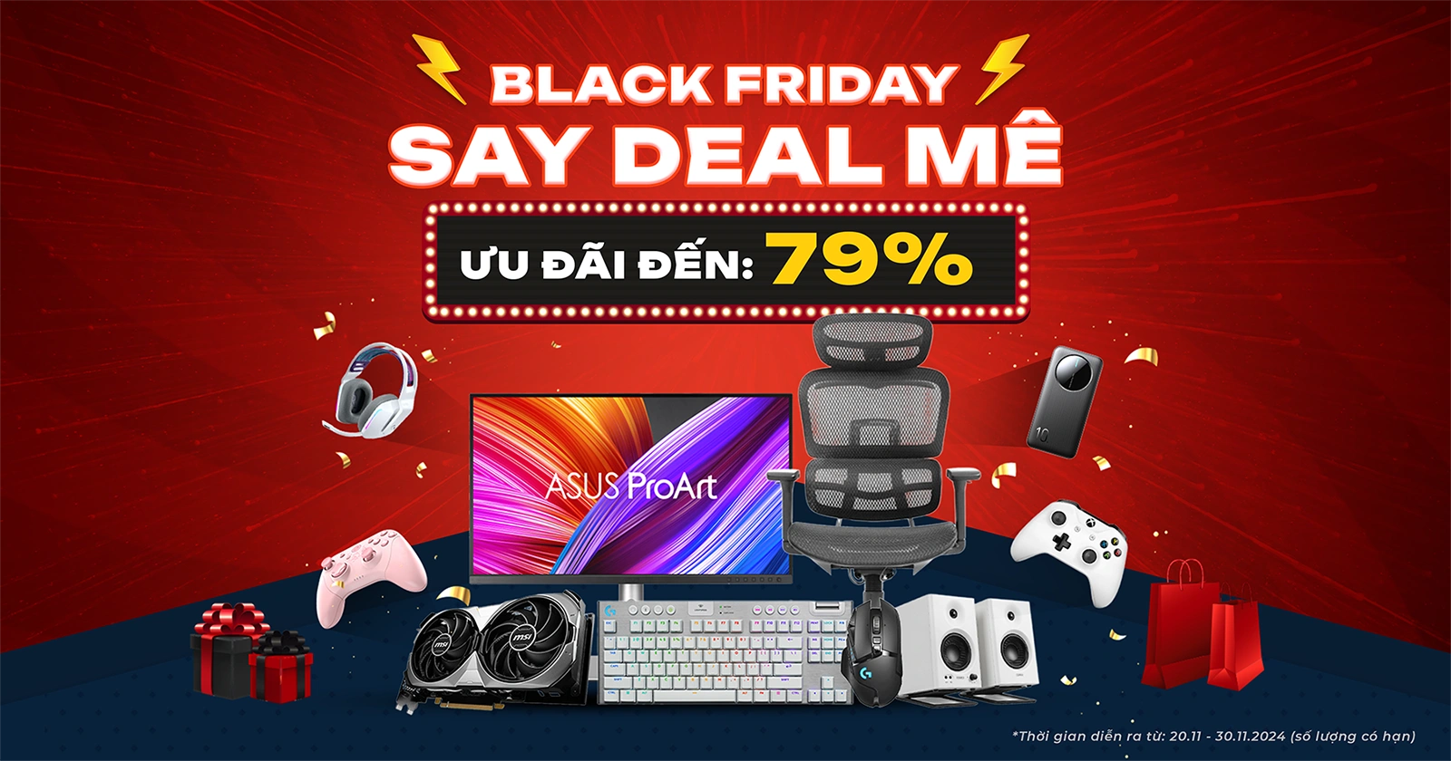 BLACK FRIDAY 2024 ưu đãi đến 79% | Nguyễn Vũ Store