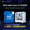 CPU Intel Core i7 14700K (Up to 5.6 GHz | 20 Nhân | 28 Luồng | Socket 1700)