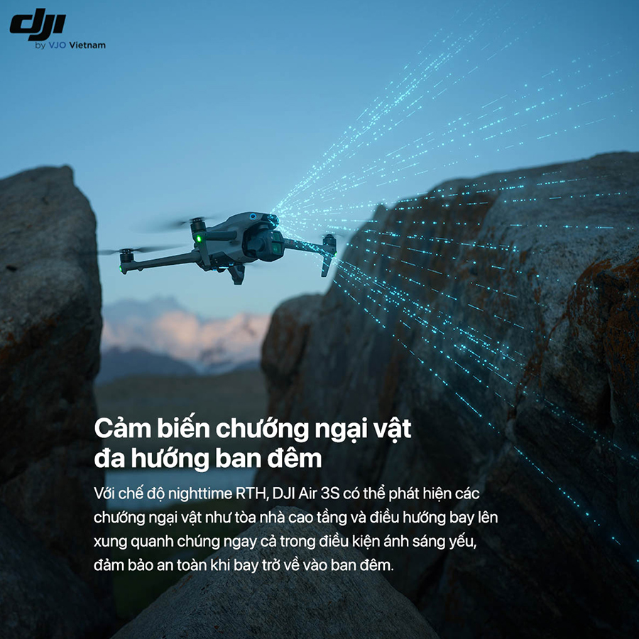 Flycam DJI Air 3S Fly More Combo (DJI RC 2) 