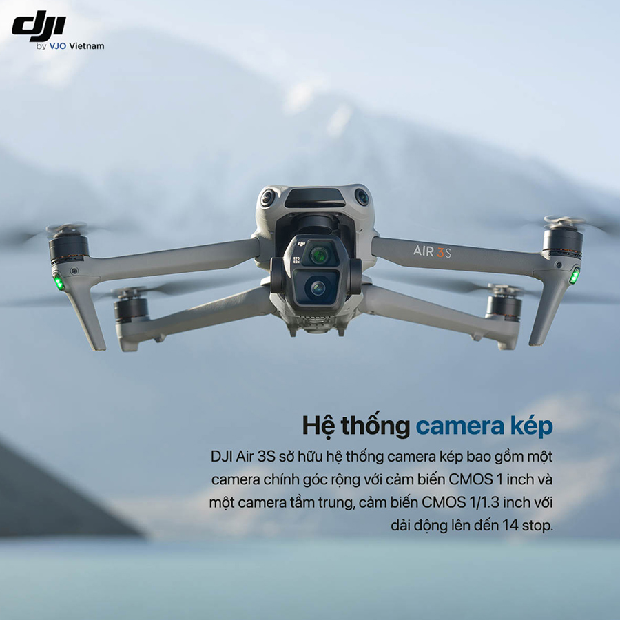 Flycam DJI Air 3S Fly More Combo (DJI RC 2) 