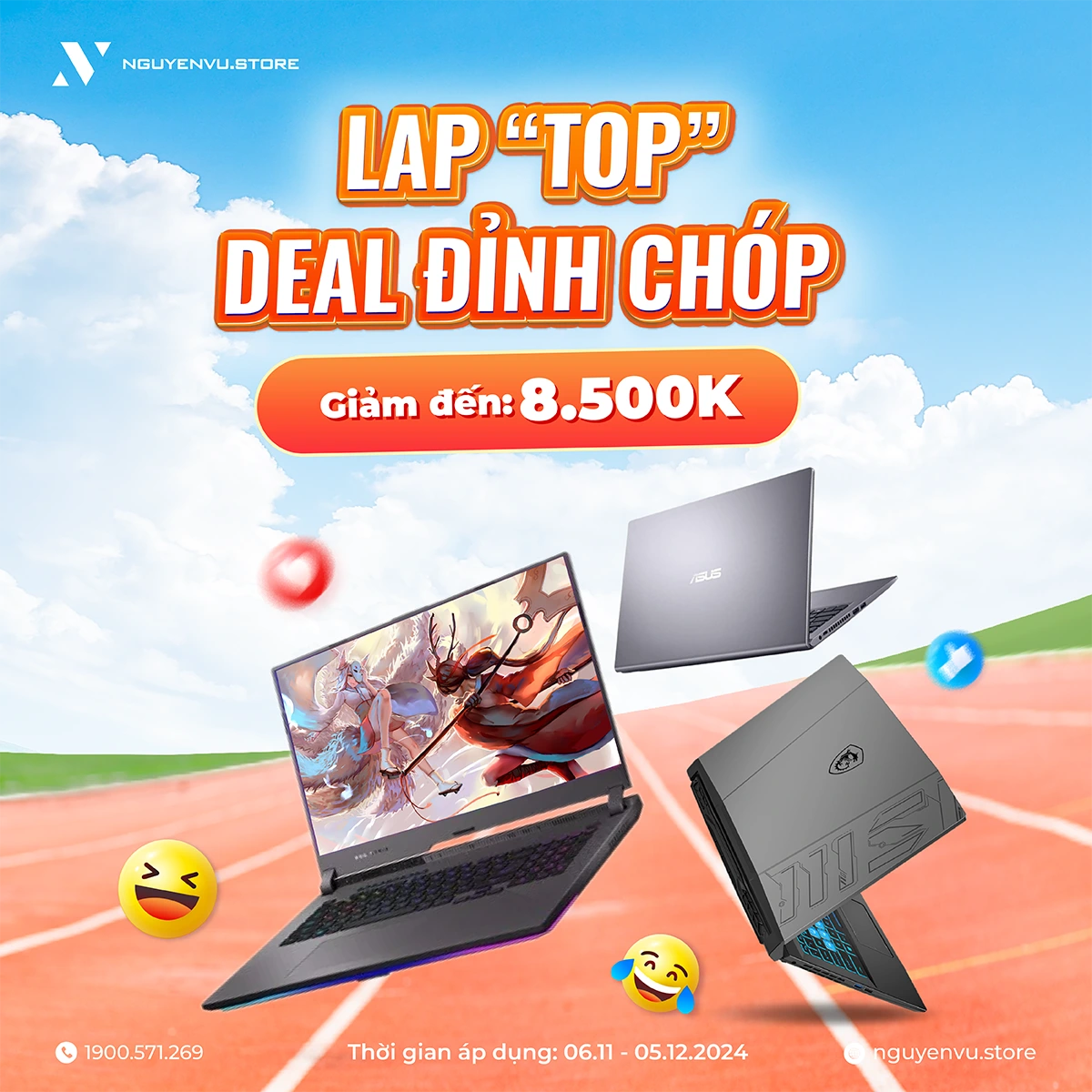 Laptop Deal Đỉnh Chóp - Quà tặng đến 1.5 Triệu | Nguyễn Vũ Store