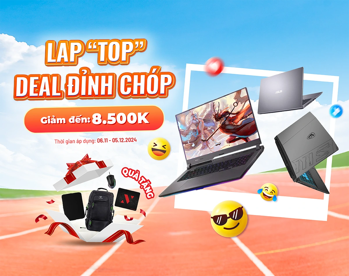 Laptop Deal Đỉnh Chóp - Quà tặng đến 1.5 Triệu | Nguyễn Vũ Store