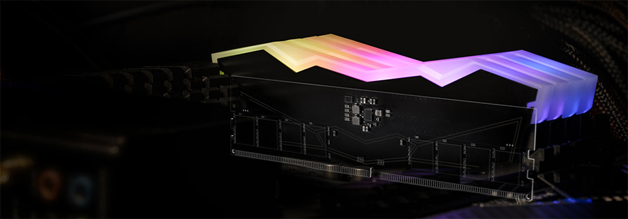 RAM TeamGroup T-Force Delta RGB 64GB (2x32GB) DDR5 6000MHz ( Black / White )