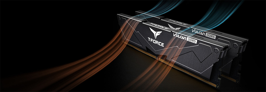 RAM TeamGroup T-Force Vulcan 16GB DDR5 5600Mhz Black