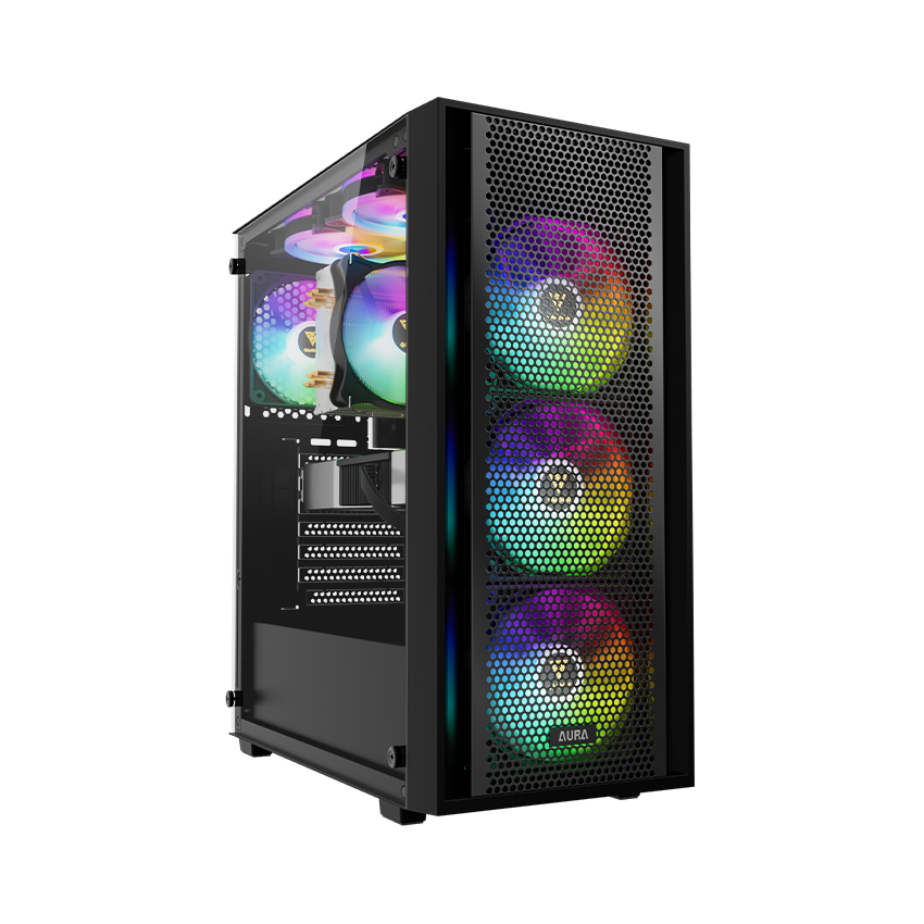 Vỏ Case Gamdias Aura GC2 Elite Black ARGB