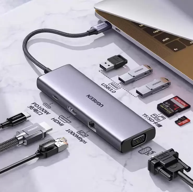 Hub chuyển đổi USB-C Ugreen 15600