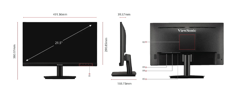 Màn hình ViewSonic VA2209-H-2