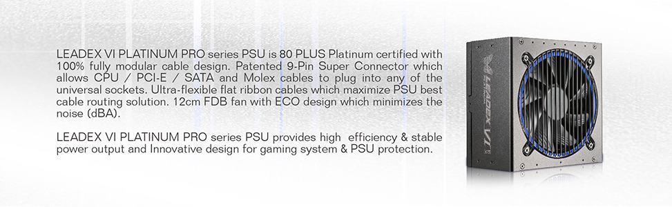 Nguồn LEADEX VI Platinum PRO 850W SF-850F14PE