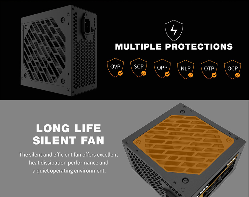 Nguồn Super Flower ZILLION DB Bronze 750W ATX 3.1 SF-750Z12DB-DA